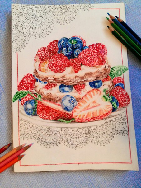 #Цветные_карандаши #Плешко_Ирина