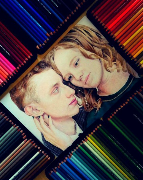 #Хланта_Константин #цветные_карандаши #prismacolor