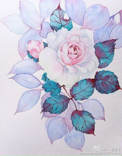 Рисуем розу.