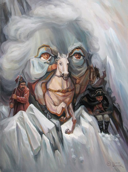 Картины-иллюзии в стиле Ван Гога от художника Олега Шупляка