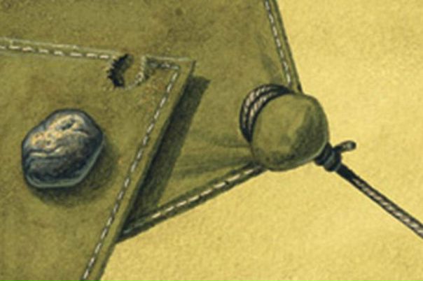 Когда порвался или отсутствует люверс. 