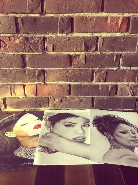 #pencils #colored_pencils #Rihanna#Кирилл_Вазовский