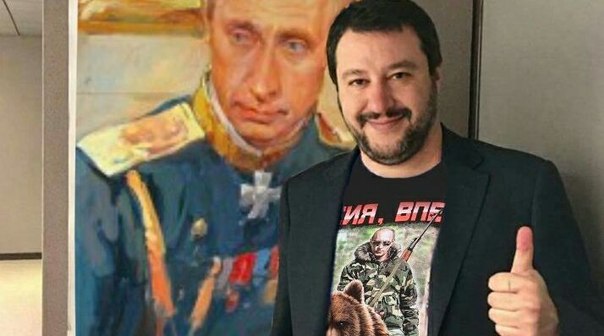 К Дню русского языка. Министр внутренних дел Италии и заместитель премьер-министра Италии с 1 июня 2018 Маттео Сальвини