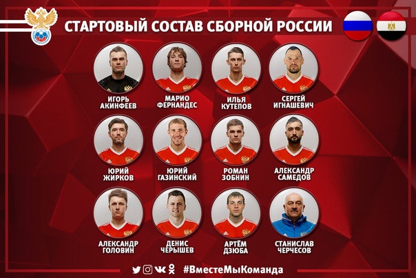 Стартовый состав  на матч с  