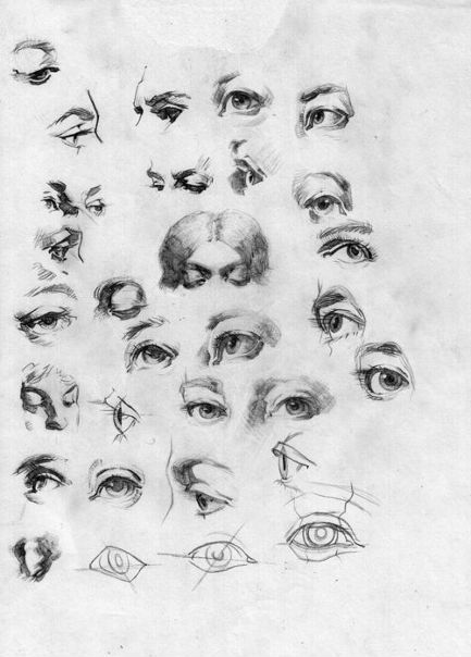 Рисуем глаза.