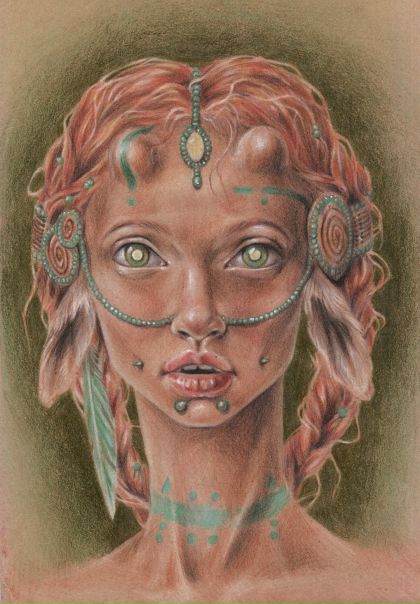 #цветные_карандаши #а4 #Маргарита_Ритова