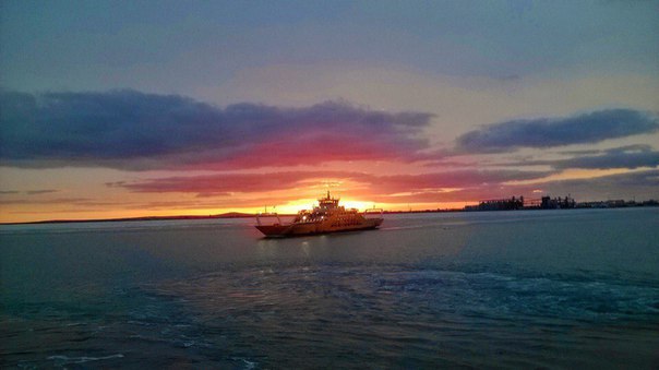 Утро над Керченским проливом