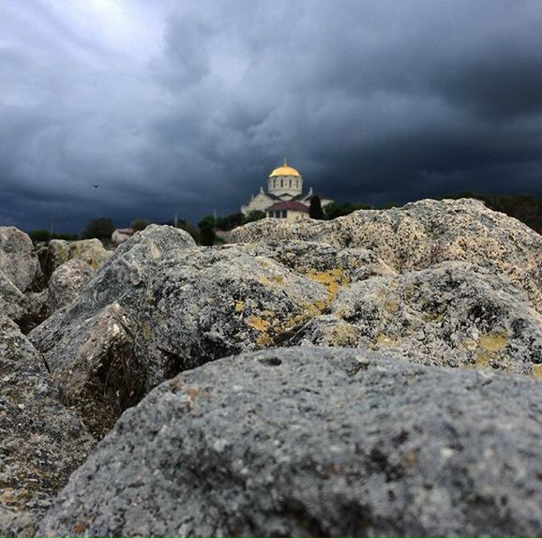 Фотала-фотала Херсонес, и удивлялась малому числу туристов.