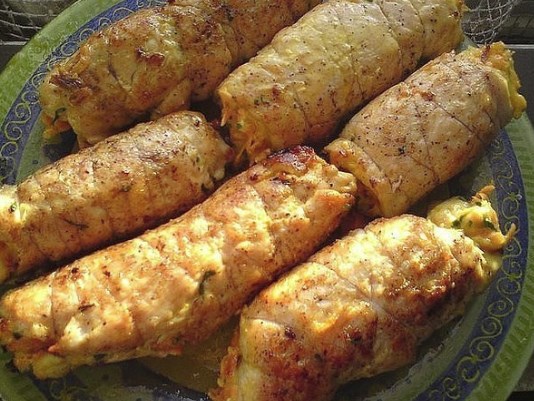 Куриные рулетики 