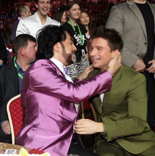 На открытии 