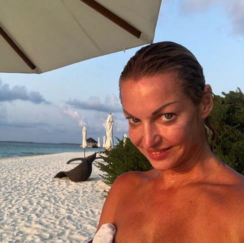 Отдых Анастасии Волочковой в разгаре.